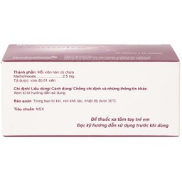 Thuốc Hemetrex 2,5mg Herabiopharm điều trị viêm khớp dạng thấp nặng (10 vỉ x 10 viên)