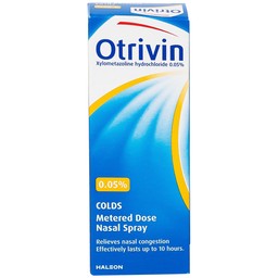 Thuốc xịt mũi Otrivin 0.05% GSK giảm triệu chứng nghẹt mũi, viêm mũi dị ứng (10ml)