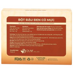 Bột Đậu Đen Cỏ Mực Nguyên Chất Datino (15 gói x 3g)