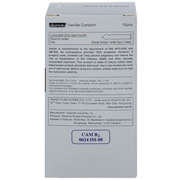 Bao cao su Okamoto Skinless skin Vanilla mềm mại, dẻo dai (10 cái)