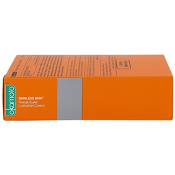 Bao cao su Okamoto Skinless skin Orange mềm mại, dẻo dai (10 cái)