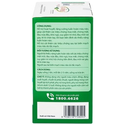 Viên Tuần Hoàn Não Migrin Plus CVI hỗ trợ hoạt huyết, tăng cường tuần hoàn máu não (6 Vỉ x 10 Viên)