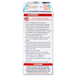 Bộ rửa mũi trẻ em Neilmed Pediatric Starter kit (1 bình + 30 gói) dùng cho trẻ từ 4 đến 10 tuổi