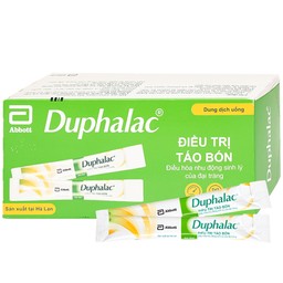 Thuốc Duphalac Abbott điều trị táo bón, điều hòa nhu động sinh lý của đại tràng (20 gói x 15ml)
