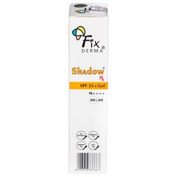 Gel chống nắng Fixderma Shadow SPF 55+ bảo vệ da khỏi tia UV, dưỡng ẩm (75g)