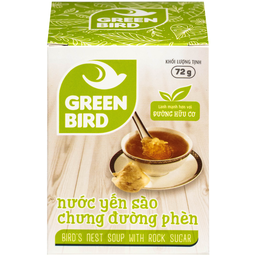 Nước Yến Sào Chưng Đường Phèn Greenbird (hũ 72g)