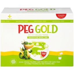 Bột nhuận tràng Peg Gold Medvie (30 gói x 6.65g) cải thiện tình trạng táo bón cho trẻ từ 6 tháng tuổi