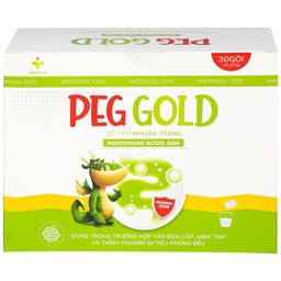 Bột nhuận tràng Peg Gold Medvie (30 gói x 6.65g) cải thiện tình trạng táo bón cho trẻ từ 6 tháng tuổi