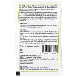 Bột nhuận tràng Peg Gold Medvie (30 gói x 6.65g) cải thiện tình trạng táo bón cho trẻ từ 6 tháng tuổi