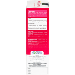 Xịt mũi muối biển Nano Sea Baby Spray trẻ em 75ml giúp làm sạch, ngừa sổ mũi