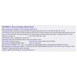 Mặt nạ dưỡng ẩm Pax Moly Real Collagen Mask Pack cải thiện độ đàn hồi da
