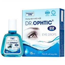Nhỏ mắt Dr.Ophtic 22 HD Pharma 15ml giúp giảm mỏi mắt, ngứa mắt, khô rát mắt