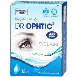 Nhỏ mắt Dr.Ophtic 22 HD Pharma 15ml giúp giảm mỏi mắt, ngứa mắt, khô rát mắt