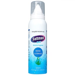 Xịt mũi Saltmax spay 100ml Việt Sinh giúp vệ sinh mũi, giữ ẩm niêm mạc mũi