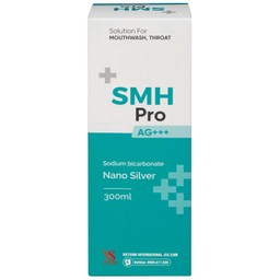 Nước súc miệng SMH Pro AG+++ 300ml Việt Sinh giúp vệ sinh răng, miệng, ngăn ngừa hôi miệng