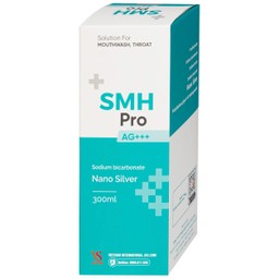 Nước súc miệng SMH Pro AG+++ 300ml Việt Sinh giúp vệ sinh răng, miệng, ngăn ngừa hôi miệng