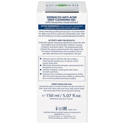 Gel rửa mặt ngừa mụn Dermacos Anti Acne Deep Cleansing150ml
