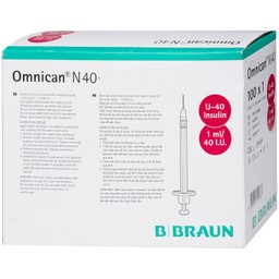 Bơm tiêm tiểu đường Omnican N40 B.Braun (100 cái)