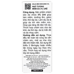 Nhũ tương bôi Ziaja Med 3% Urea mềm da, dưỡng ẩm (50ml)