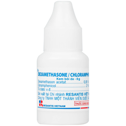 Kem bôi da Dexamethasone/Chloramphenicol điều trị chàm, vết côn trùng cắn, viêm da tiếp xúc (8g)