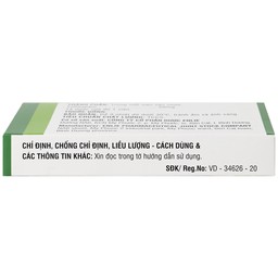 Thuốc Diropam 50mg Enlie điều trị triệu chứng đau thắt ngực giả, tiền mê sảng (2 vỉ x 10 viên)