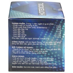 Kẹo Ngậm Ho Thanh Họng Giảm Đờm Hotexcol (10 vỉ x 4 viên)