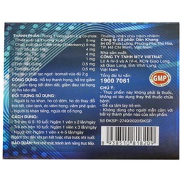 Kẹo Ngậm Ho Thanh Họng Giảm Đờm Hotexcol (10 vỉ x 4 viên)