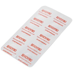 Thuốc Bevichymo Chymotrypsin 8400 USP Mediplantex điều trị các trường hợp phù nề sau chấn thương, phẫu thuật, bỏng (1 vỉ x 12 viên)