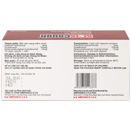 Thuốc SOSCough Ampharco điều trị ho khan, ho do kích ứng (3 vỉ x 10 viên)