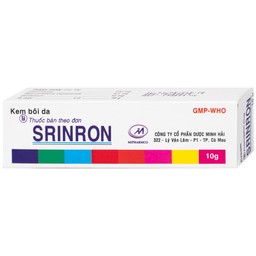 Kem bôi da Srinron 10g Mipharmco điều trị các bệnh về da do nhiễm khuẩn hoặc nấm, bệnh da hỗn hợp