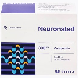Thuốc Neuronstad 300mg Stella điều trị hỗ trợ động kinh cục bộ (10 vỉ x 10 viên)
