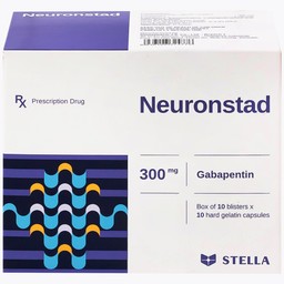 Thuốc Neuronstad 300mg Stella điều trị hỗ trợ động kinh cục bộ (10 vỉ x 10 viên)