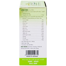 Siro Bảo Thanh Hoa Linh điều trị ho, bổ phế, hóa đờm (90ml)