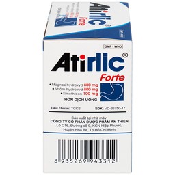 Hỗn dịch uống Atirlic forte 10g An Thiên giảm triệu chứng tăng acid dạ dày (20 gói)