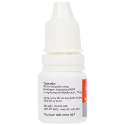 Dung dịch nhỏ mắt Moxikune điều trị các tình trạng nhiễm khuẩn mắt, chống viêm sau phẫu thuật (5ml)