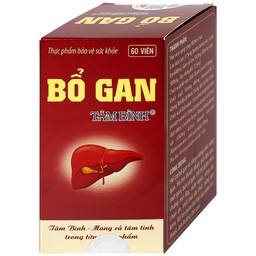 Viên uống Bổ gan Tâm Bình tăng cường chức năng gan, thanh nhiệt, giải độc (60 viên)