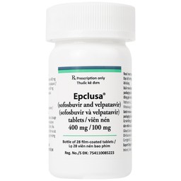 Thuốc Epclusa 400mg/100mg Gilead điều trị viêm gan C mãn tính (28 viên)