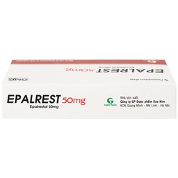 Thuốc Epalrest 50mg SaoKim Pharma phòng và điều trị biến chứng đái tháo đường (2 vỉ x 14 viên)