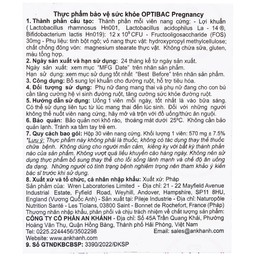 Viên uống Optibac Pregnancy bổ sung lợi khuẩn cho đường ruột, hỗ trợ tiêu hóa (30 viên)