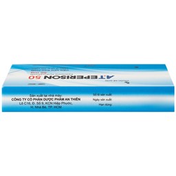 Thuốc A.Teperison 50 An Thiên Pharma điều trị thoái hóa cột sống cổ, bệnh mạch máu não (3 vỉ x 10 viên)