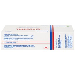 Thuốc mỡ Cipostril 1.5mg Agimexpharm điều trị tại chỗ vảy nến mảng mức độ nhẹ đến vừa (30g)