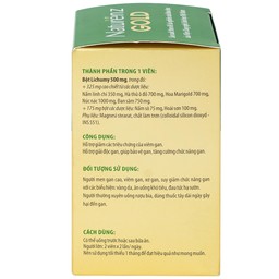 Viên nang cứng Naturenz Gold DHG Pharma hỗ trợ giảm các triệu chứng của viêm gan (100 viên)