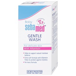 Sữa tắm gội dịu nhẹ toàn thân Baby Sebamed Gentle Wash pH5.5 giúp làm sạch bụi bẩn bám trên da bé (200ml)