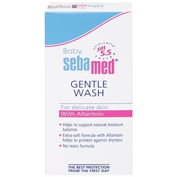 Sữa tắm gội dịu nhẹ toàn thân Baby Sebamed Gentle Wash pH5.5 giúp làm sạch bụi bẩn bám trên da bé (200ml)