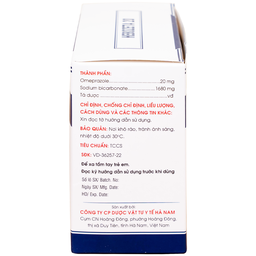 Thuốc Hebozeta 20 Hamedi điều trị ngắn hạn loét tá tràng tiến triển (30 gói)