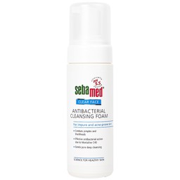 Sữa rửa mặt Clear Face Antibacterial Cleansing Foam Sebamed giúp làm sạch bụi bẩn, bã nhờn và tế bào da chết (150ml)