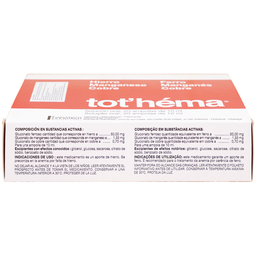 Dung dịch Tot'héma Innothera điều trị thiếu máu do sắt (2 vỉ x 10 ống x 10ml)