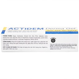Kem bôi ngừa mụn, mờ thâm Actidem Derma 18g