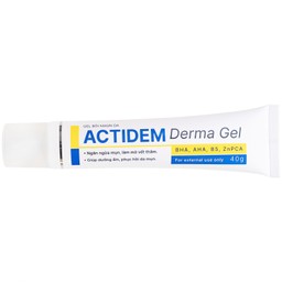 Gel Actidem Derma giúp ngăn ngừa mụn, làm mờ vết thâm (40g)