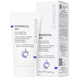 Gel bôi dịu da, ngăn ngừa tiết nhờn Canova Rivescal Ds Soothing Gel Siflarma 50ml